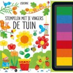 De tuin - stempelen met je vingers
