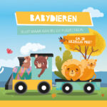 Puzzeltrein babydieren - Afbeelding 4